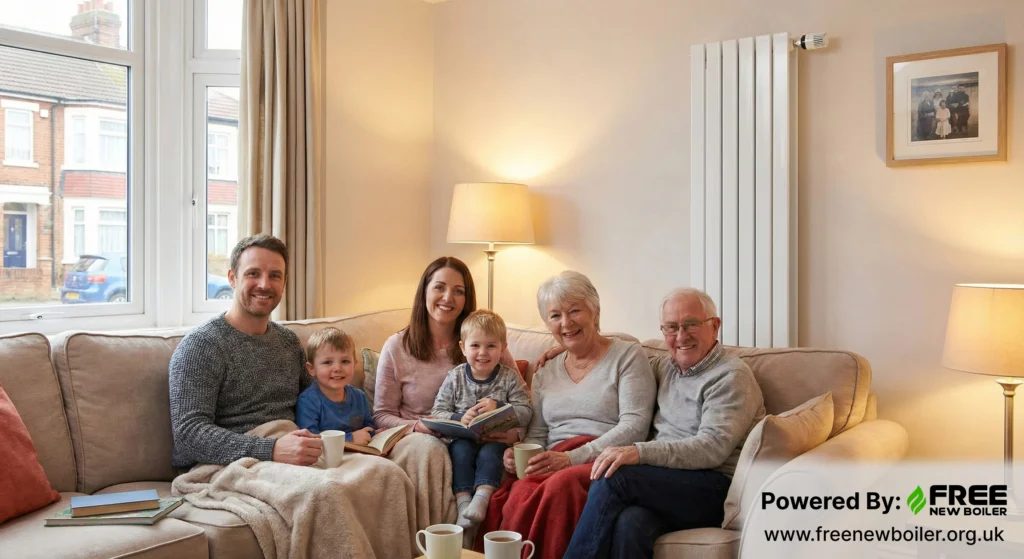 UK household benefiting from LA Flex Scheme energy efficiency upgrades to reduce energy bills