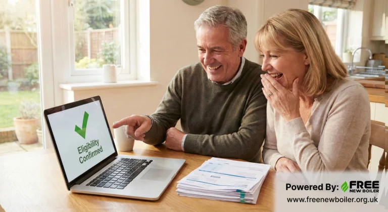 UK homeowners successfully confirming their eligibility for the LA Flex Scheme.